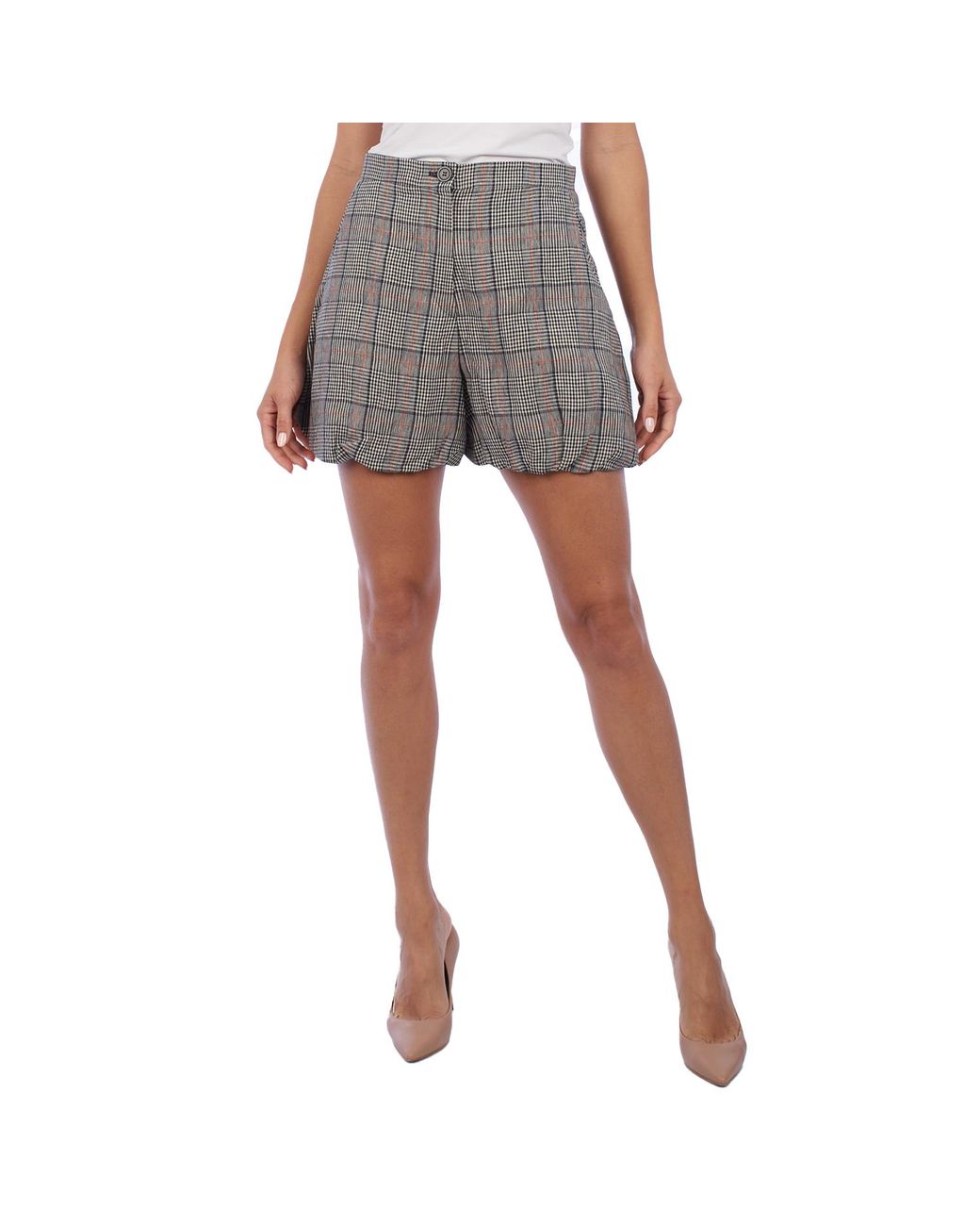 Emporio Armani Gray 5Np21T High Waisted Shorts