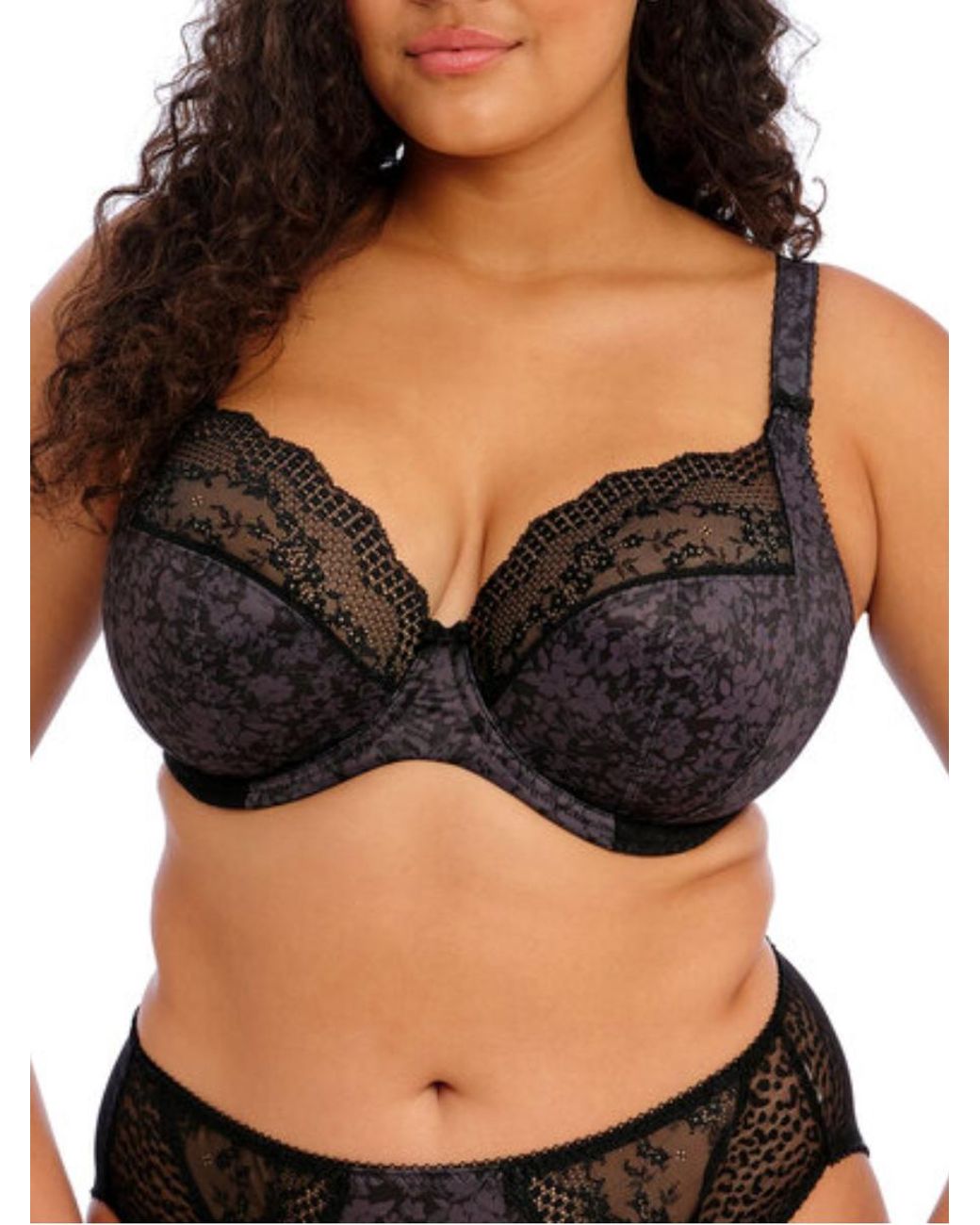 Elomi Black Lucie Plunge Bra