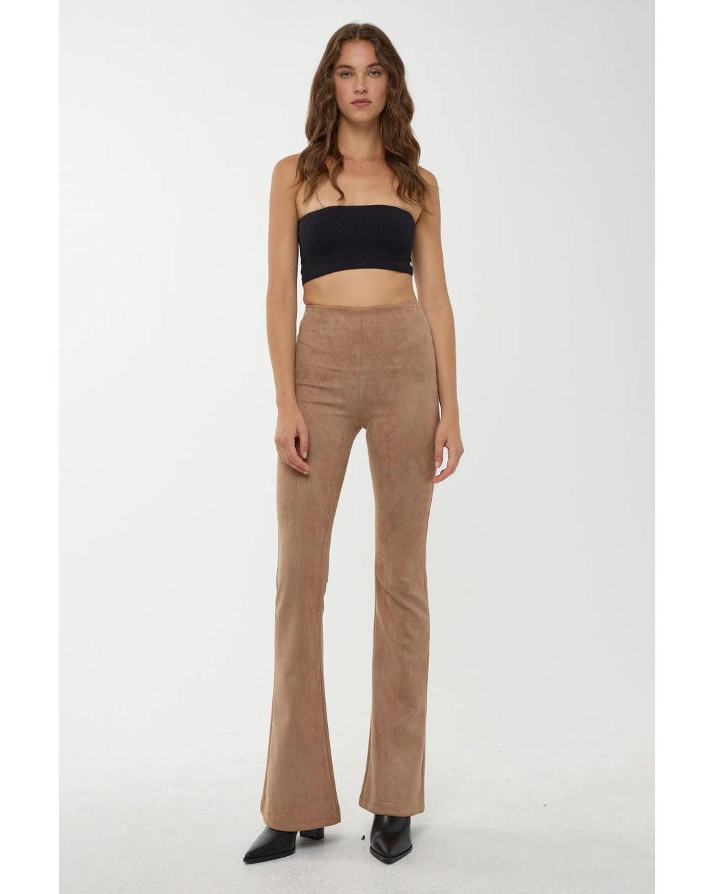 Hiccup Natural High Waist Flare Pants