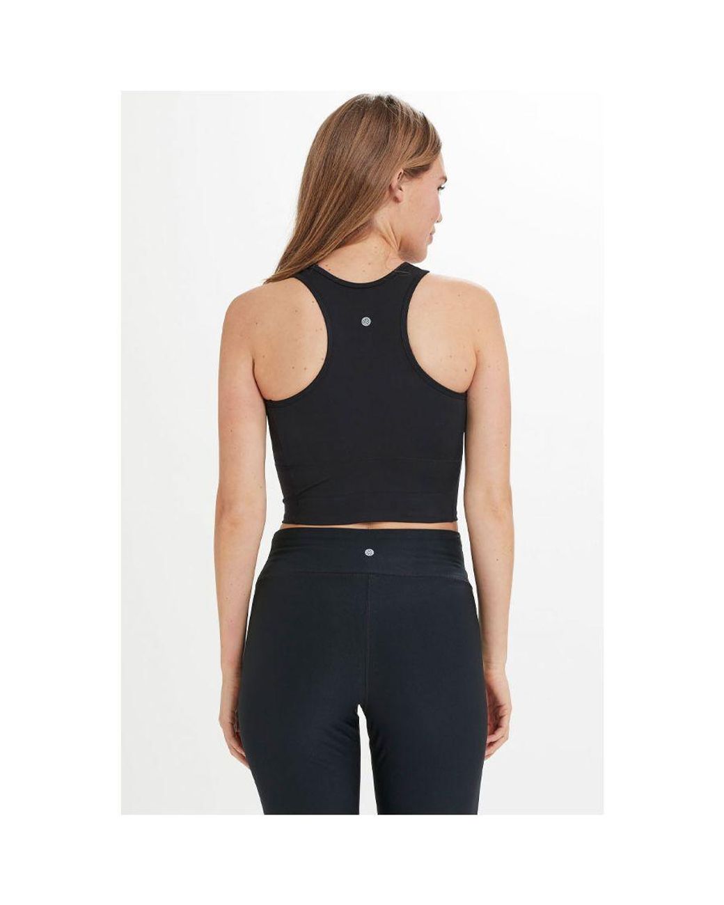 Sosandar Black Racerback Super-Sculpt Sports Bra