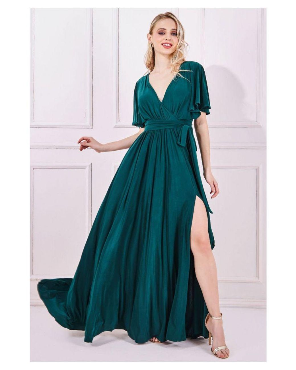 Goddiva hotsell emerald dress