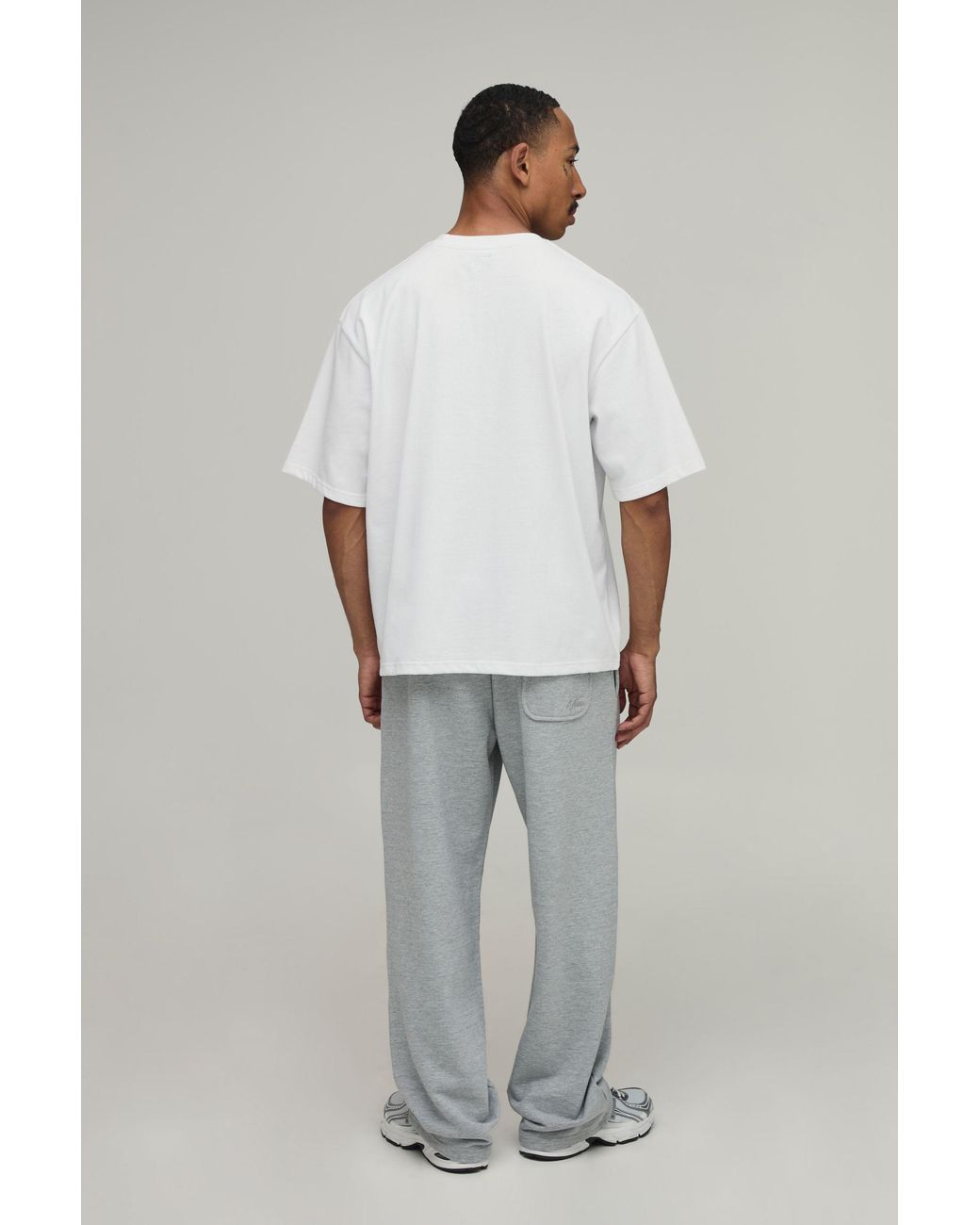 BoohooMAN White Oversized Premium 280Gsm T-Shirt for men