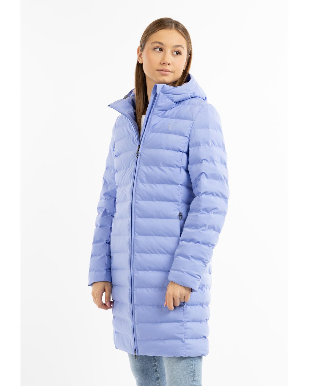 Mo My Gewatteerde Gewatteerde Jas Keepsuwarm in het Blue