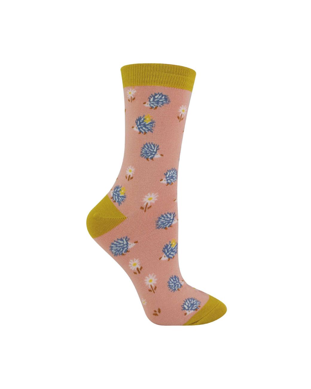 Miss Sparrow Blue 1 Pack Ladies Novelty Animal Patterned Bamboo Socks