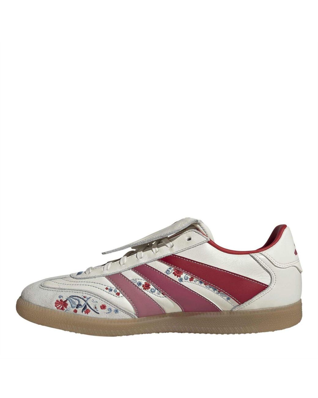 Adidas Pink Predator Freestyle Floral Lace Up Road Shoes for men