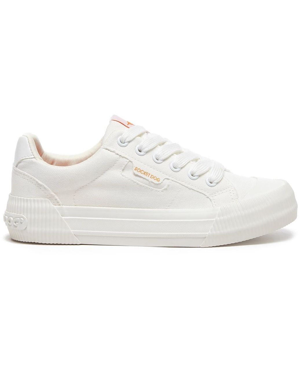 Rocket Dog White Ladies Cheery Trainers