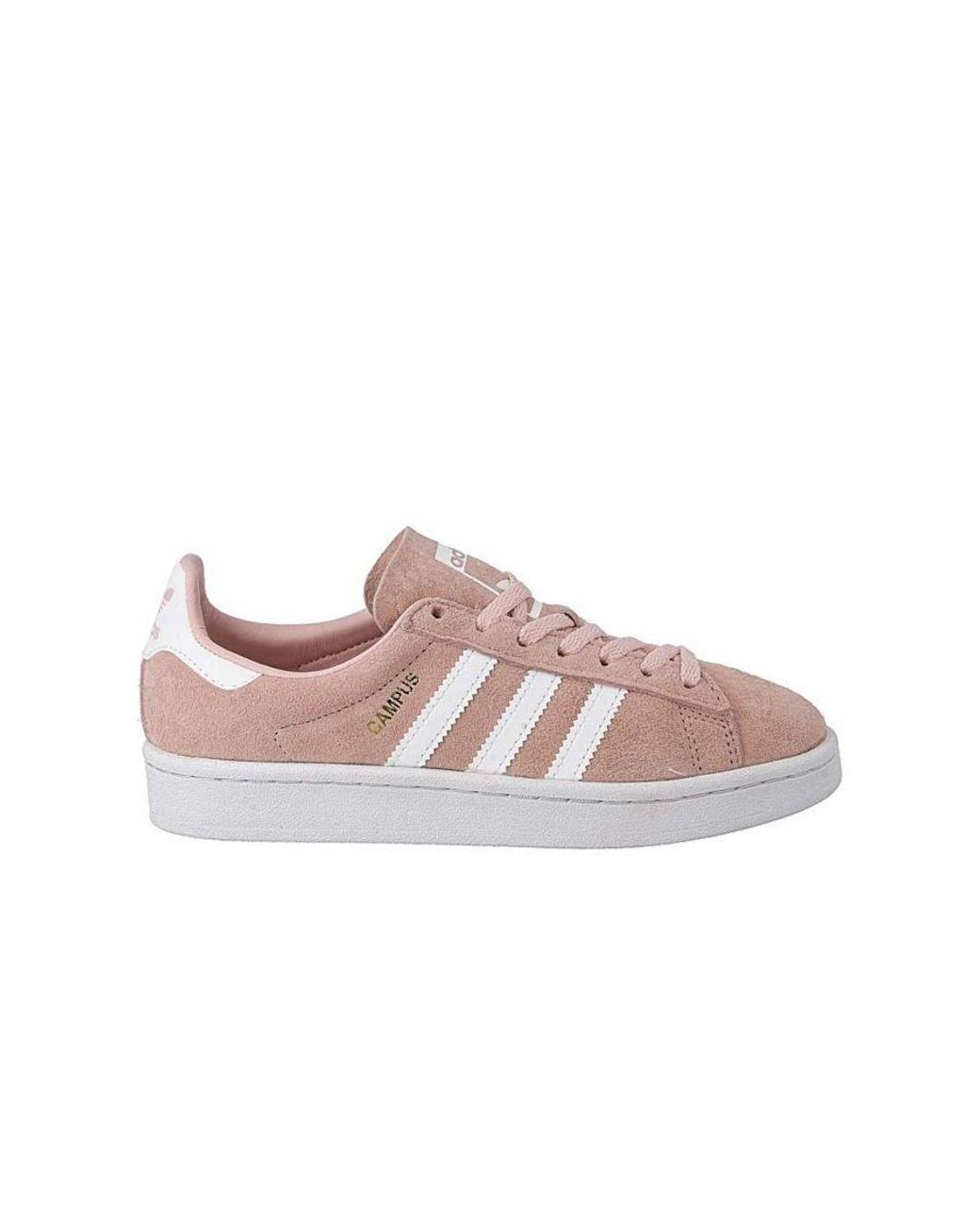 adidas Campus Pink Trainers Leather | Lyst UK