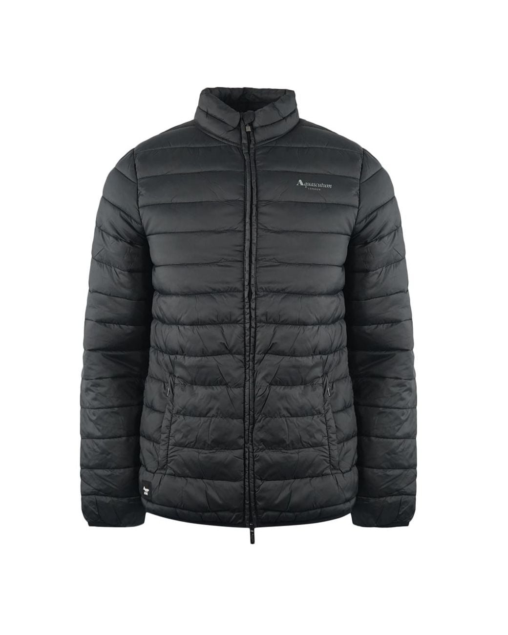 Aquascutum Gray London Logo Active Jacket Polyamide for men