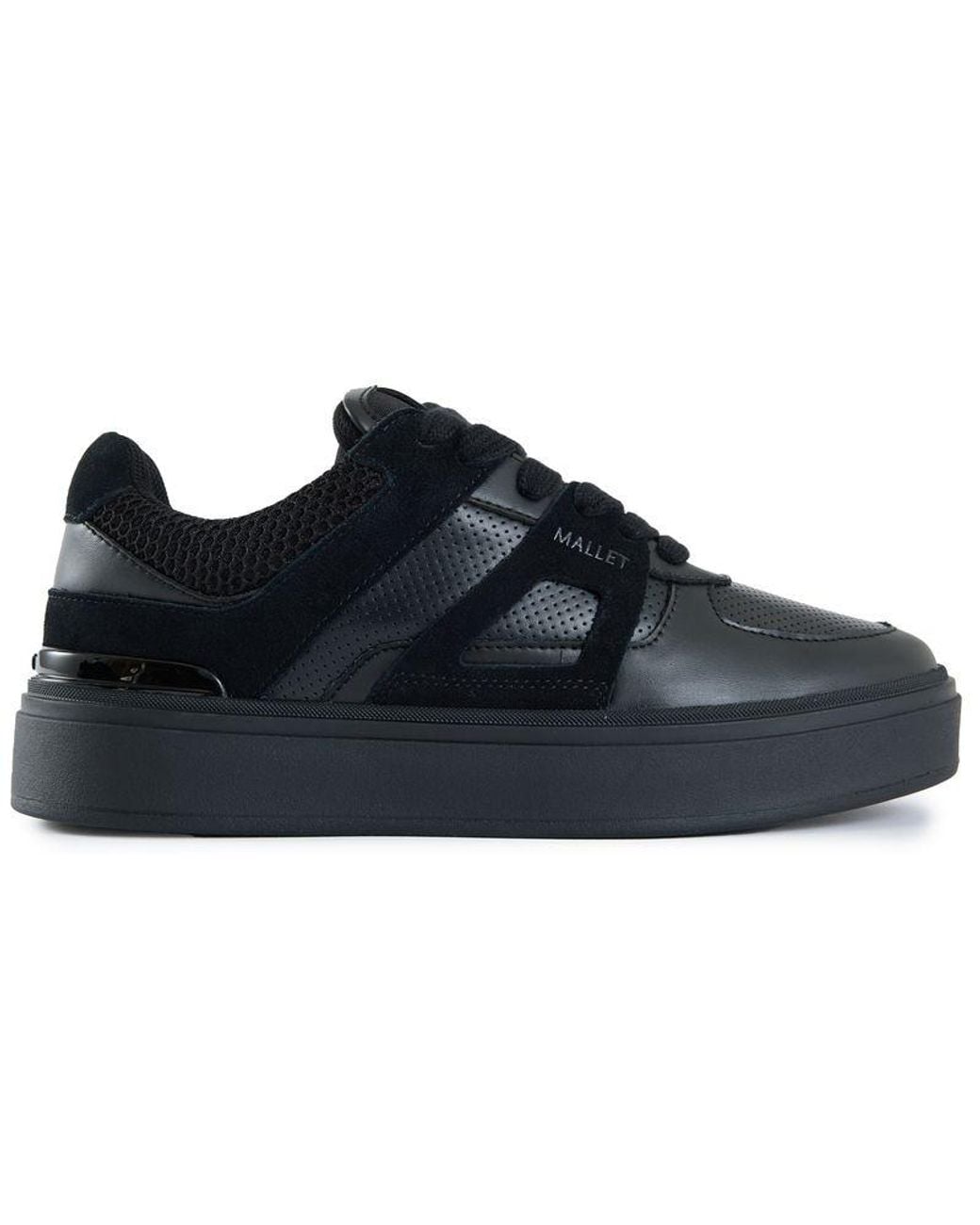 Mallet Black Fenchurch Trainers for men