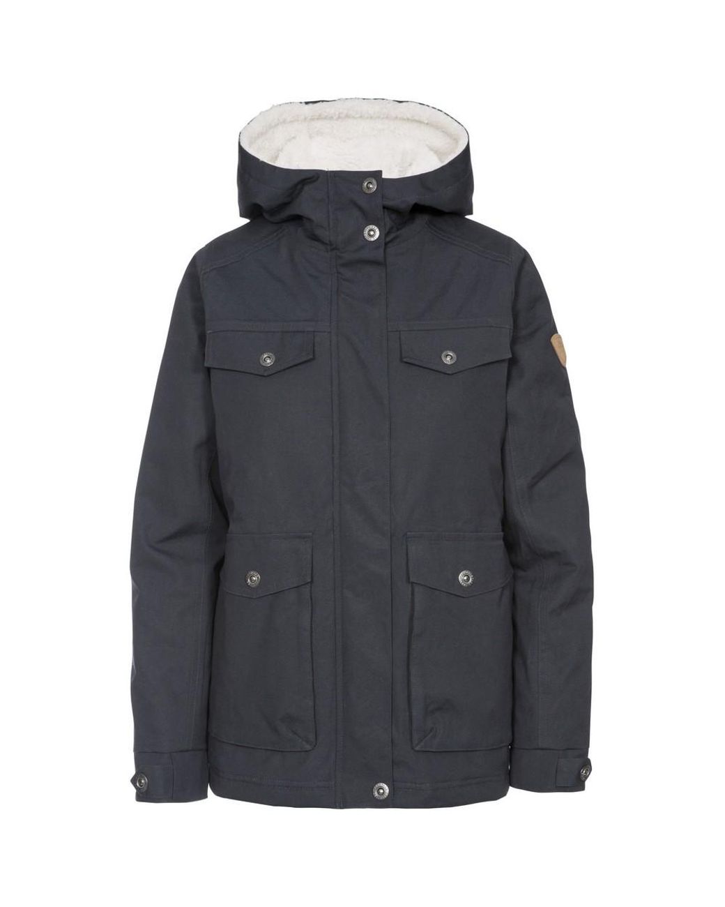 Trespass Black Ladies Devoted Waterproof Jacket