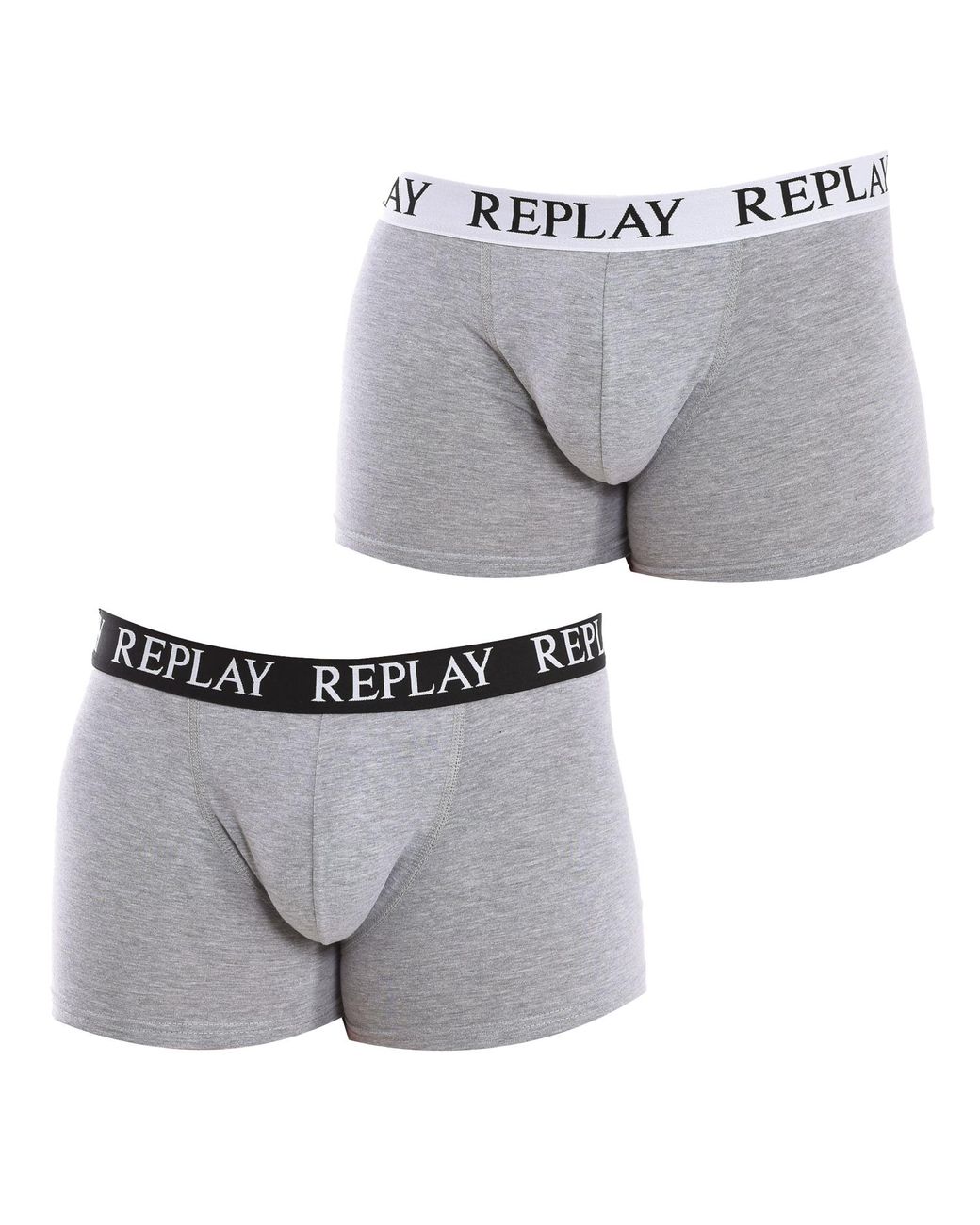 Replay Gray Pack-2 I101005 Boxer Briefs for men