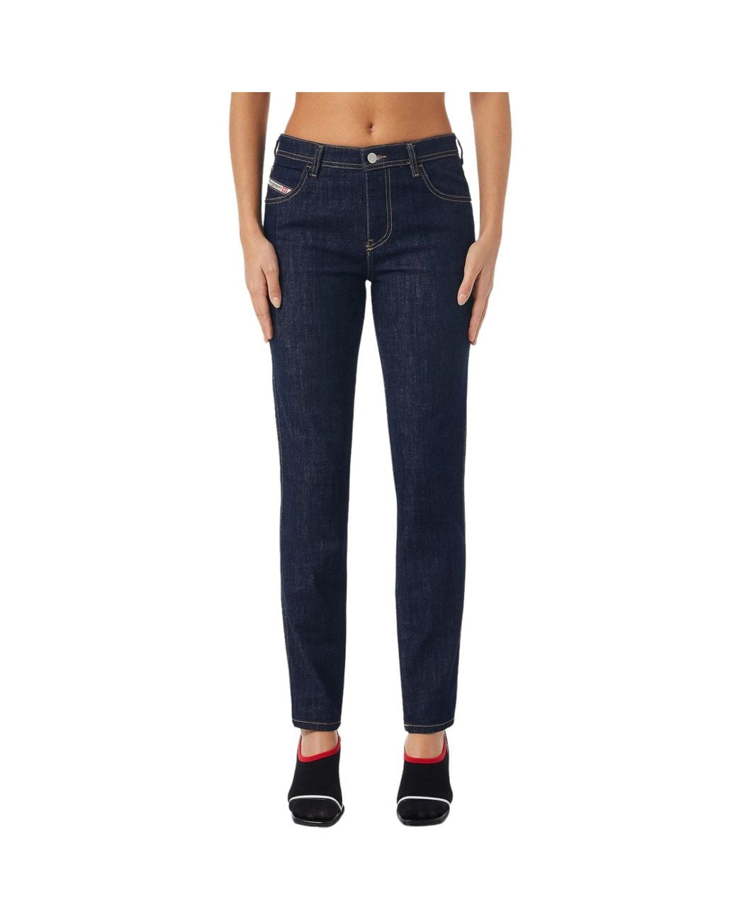 DIESEL Blue Babhila Denim Jeans Skinny Fit