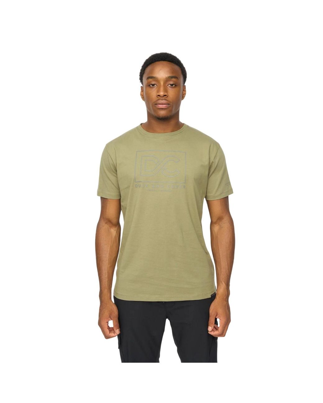 Duck and Cover Green Rampmoore T-Shirt Cotton for men
