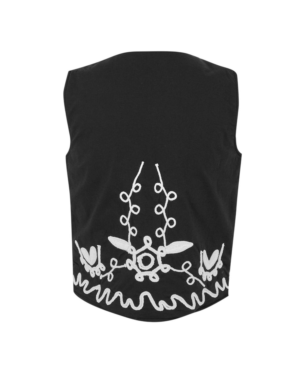 Threadbare Tulsi Regular Gilet in het Black