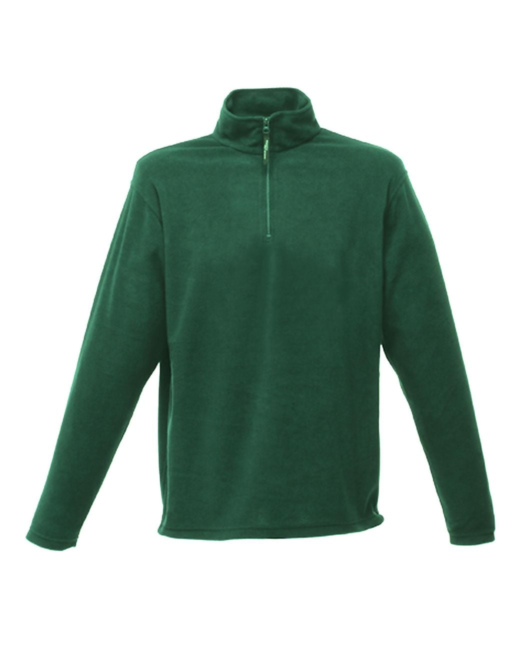 Regatta Green Micro Zip Neck Fleece Top for men