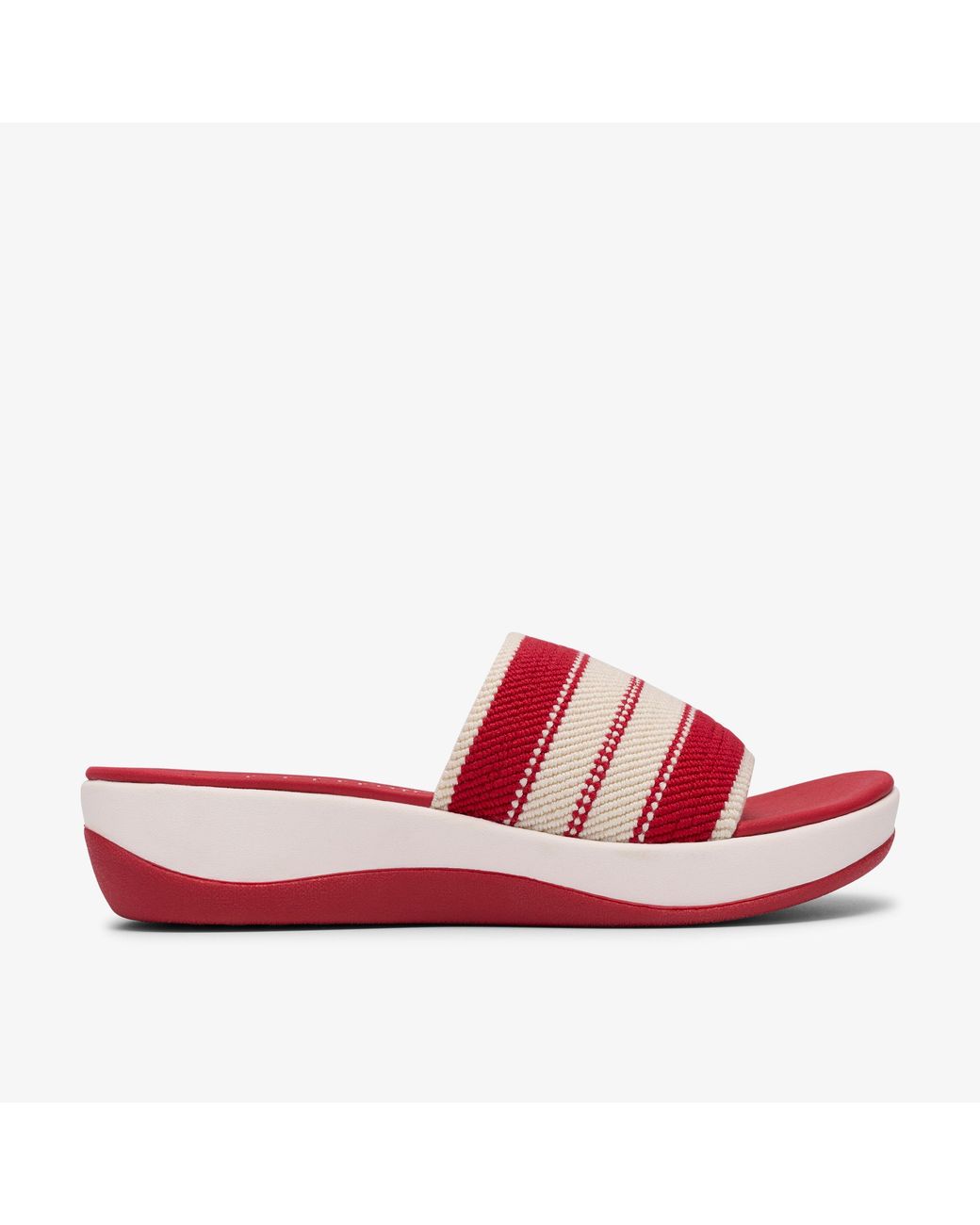 Clarks Red Arla Hollis 2 Cherry Sandals