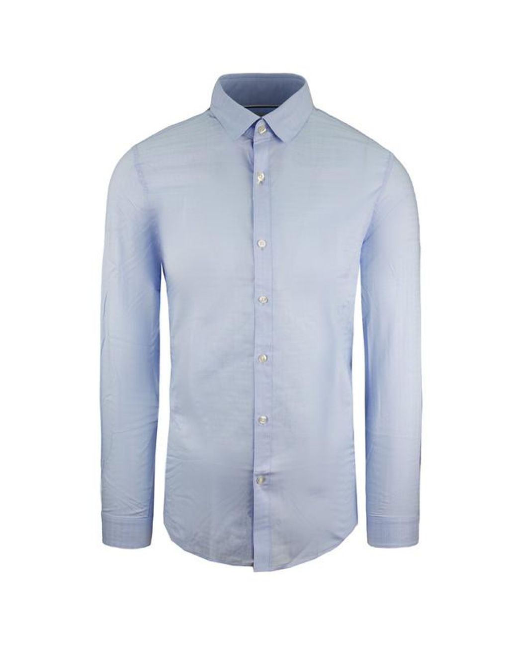 Lacoste Blue Slim Fit Shirt Cotton for men