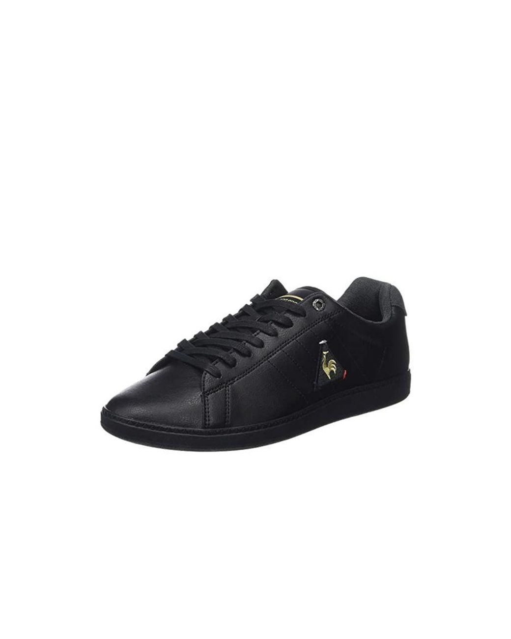 Le Coq Sportif Black Courtcraft S Lea/2 Tones Trainers Leather (Archived) for men