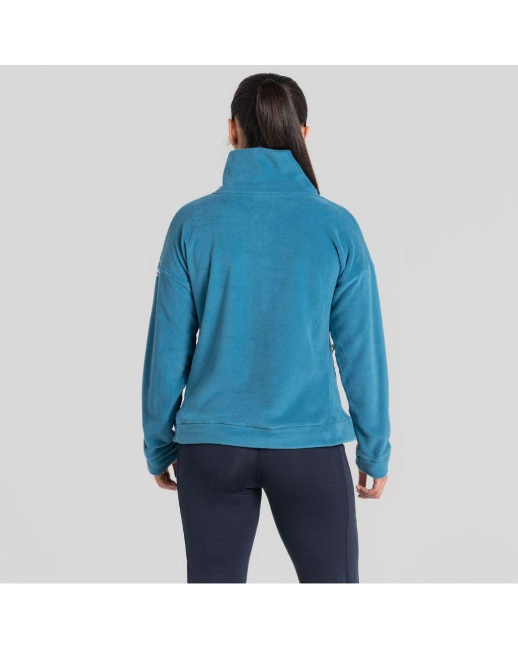 Craghoppers Blue Microfleece Half-Zip Fleece Top