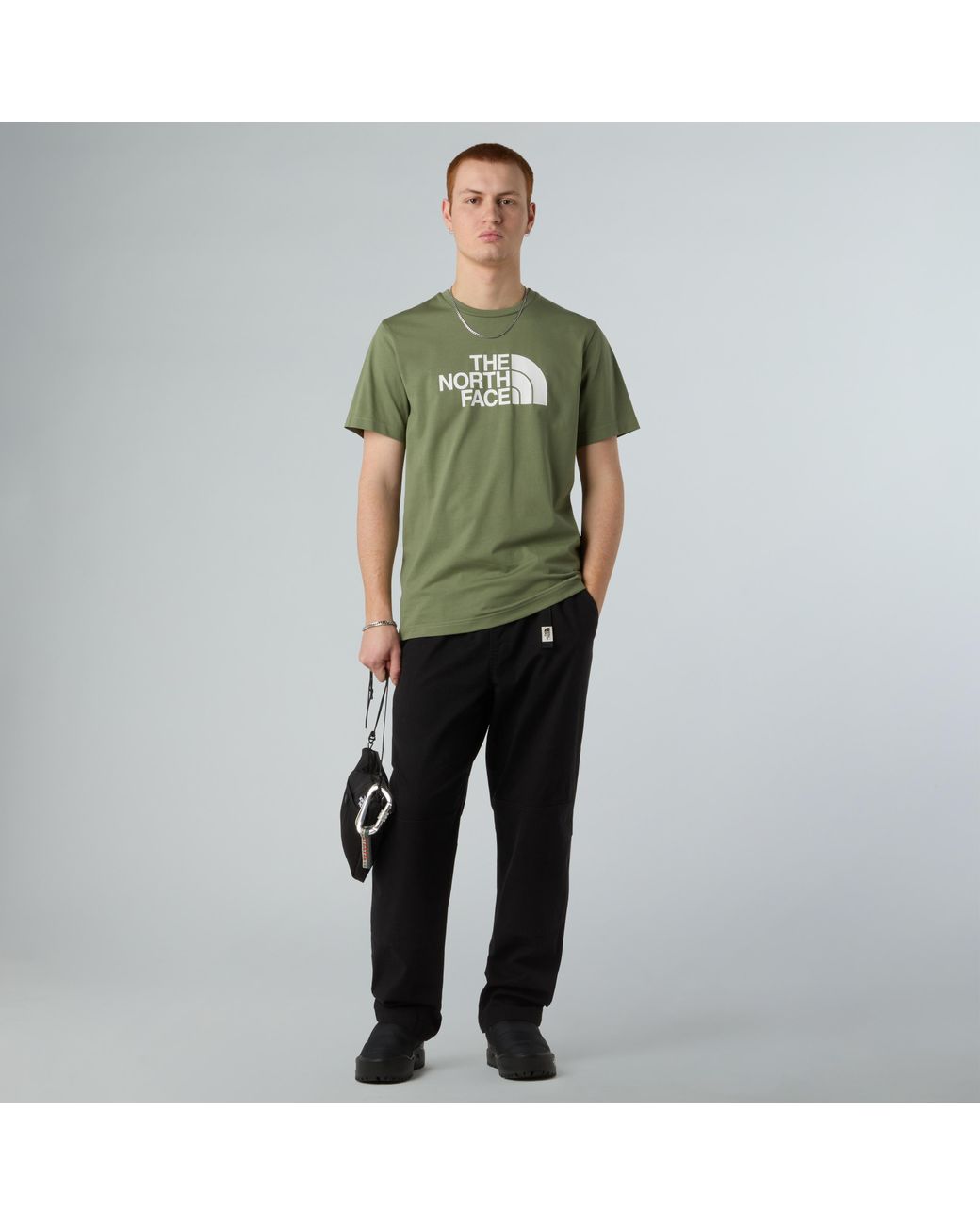 The North Face Green Easy T-Shirt Bark Mist for men