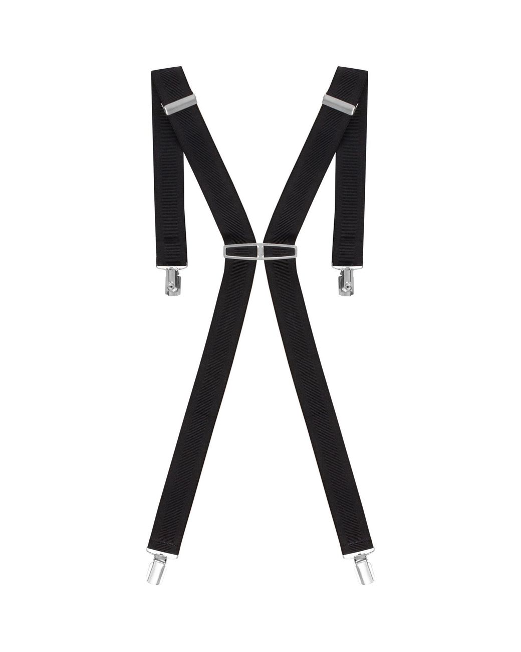 Enzo Black Elasticated Braces for men