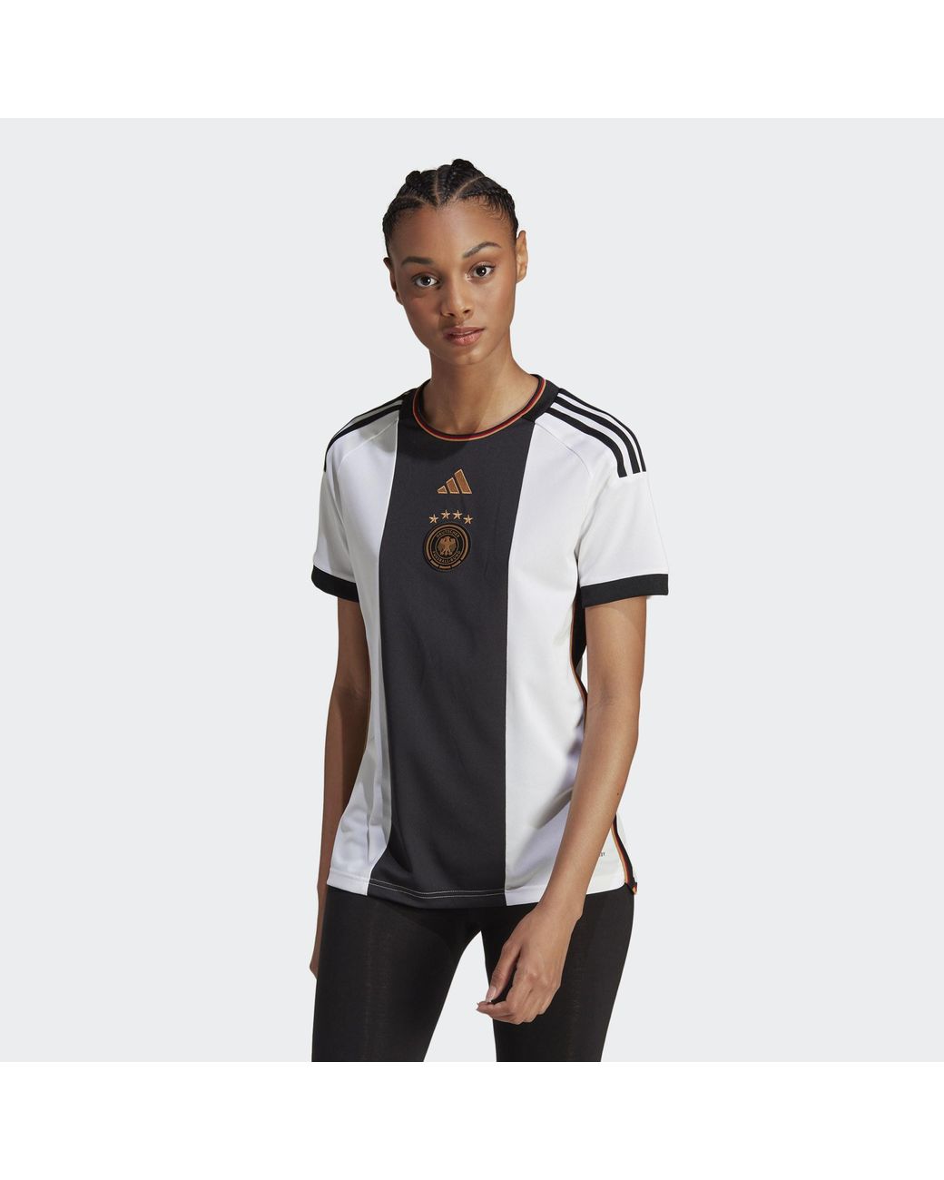Adidas Originals Gray Germany 22 Home Jersey