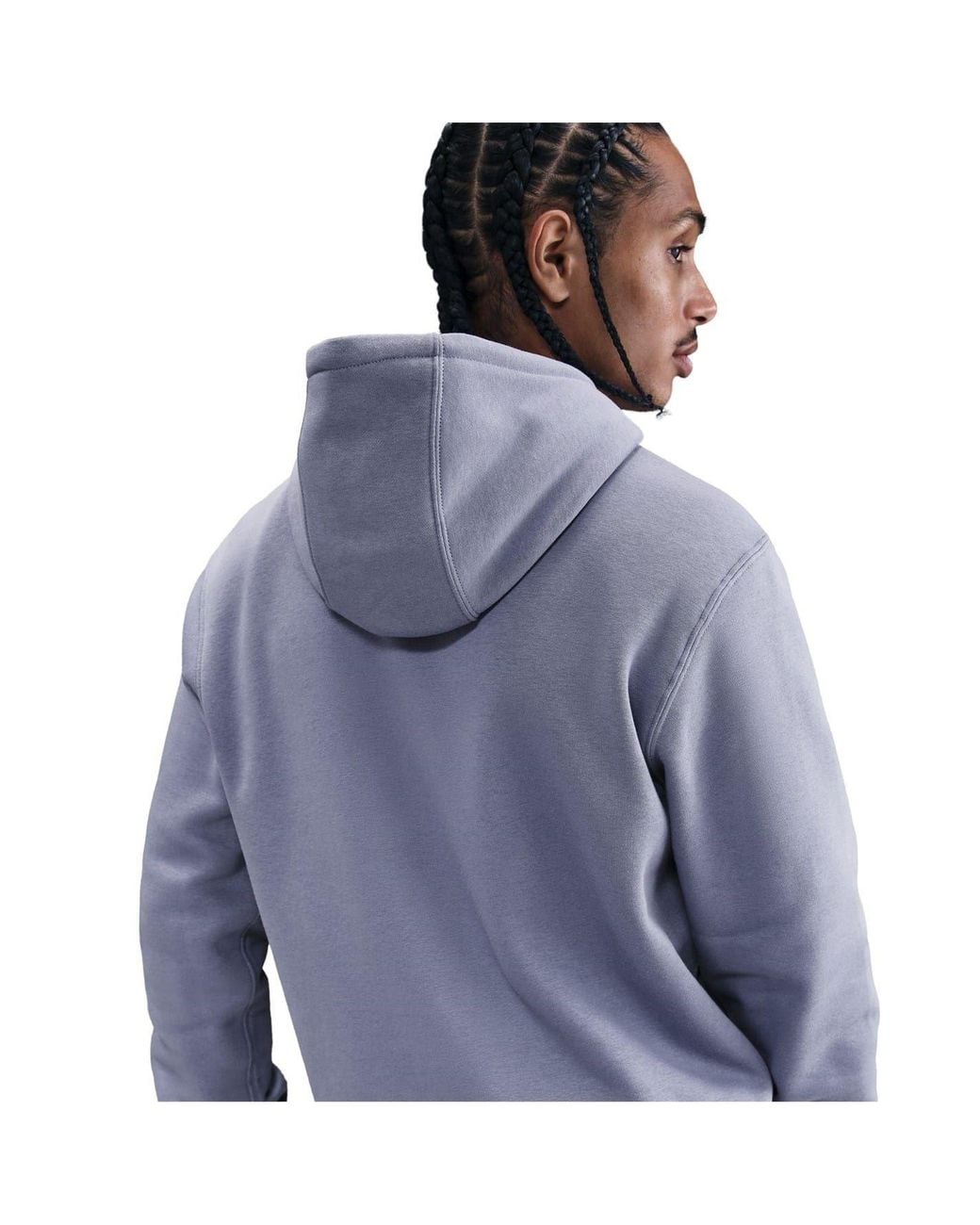 Nike Blue Club Fleece Pullover Hoodie for men