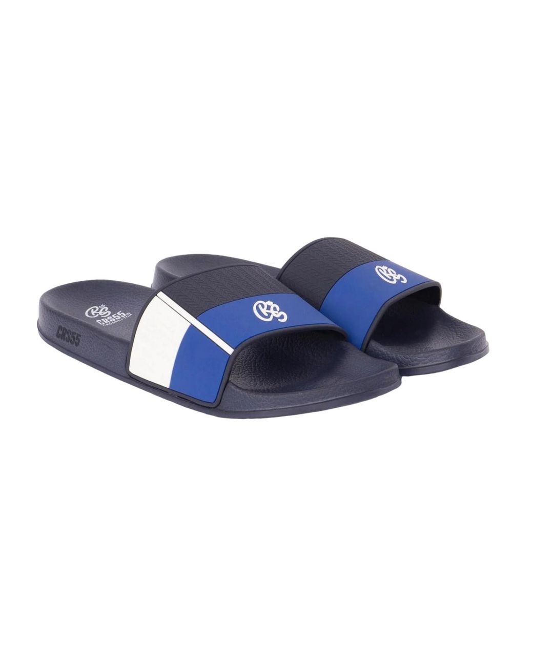 Crosshatch Blue Rentrays Sliders for men