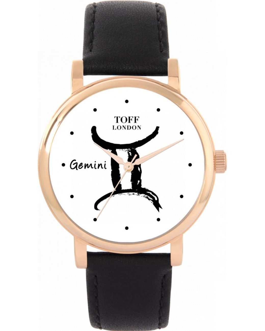 Toff London Black Tlws-35645 Ladies Gemini Watch