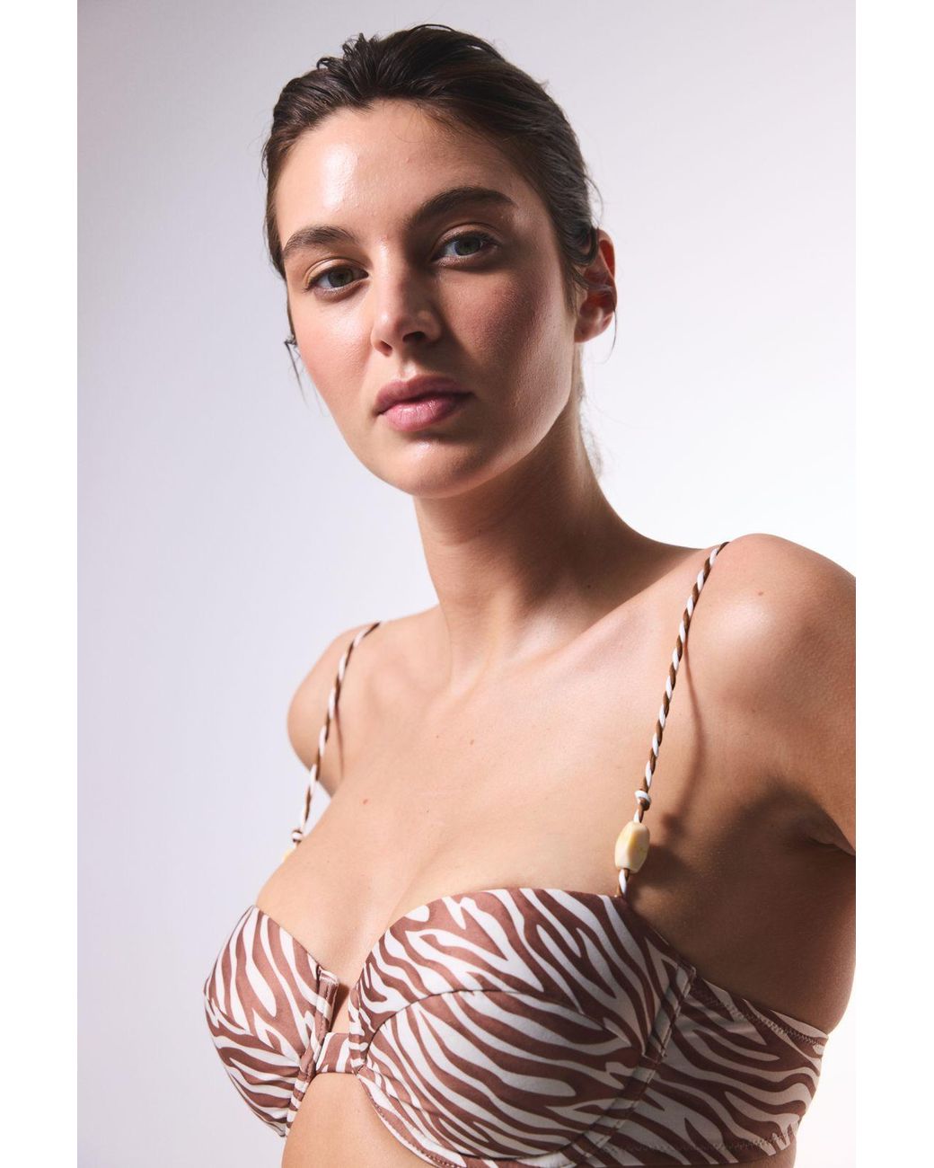Penti Multicolor Zebra Print Underwired Bikini Top