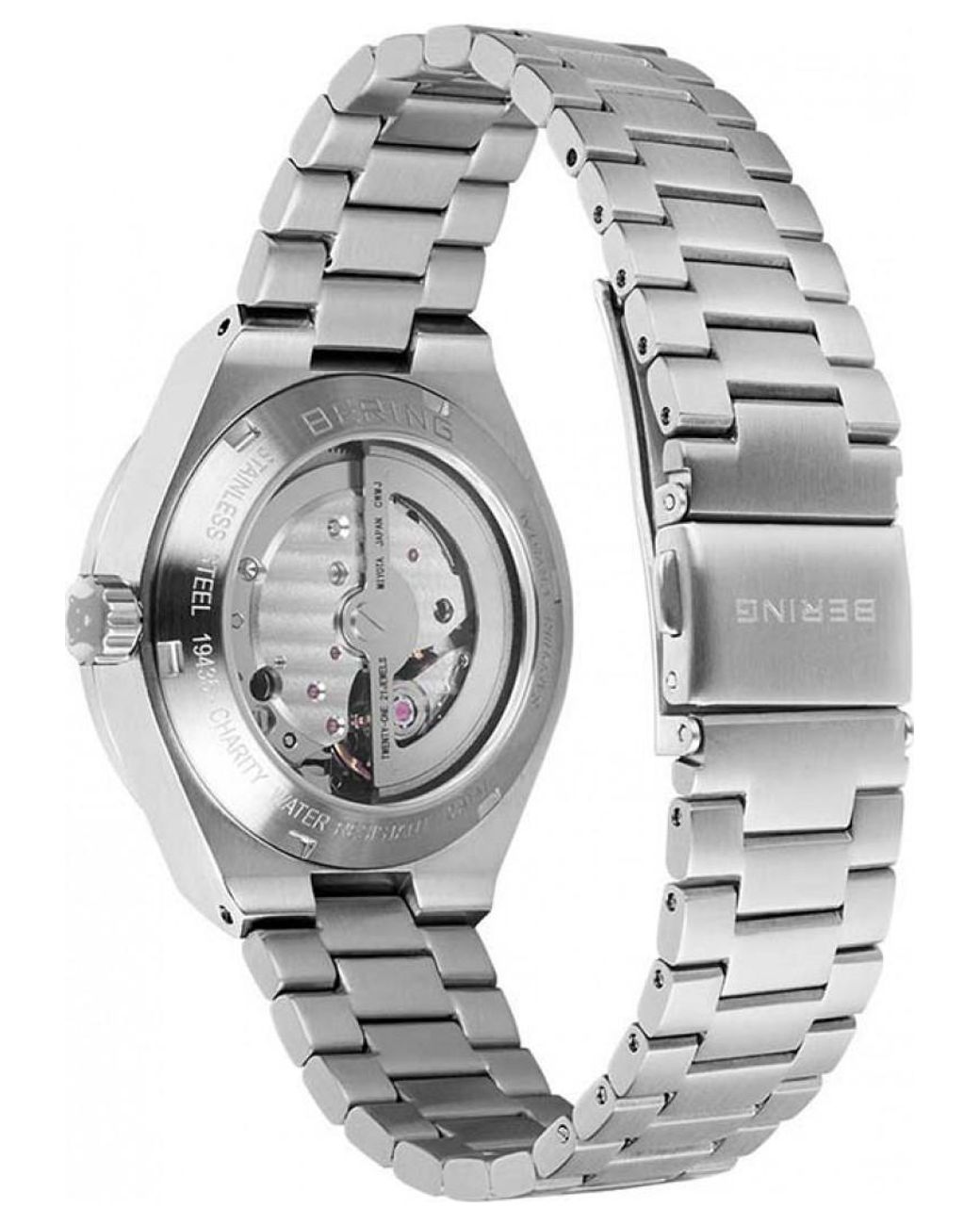 Bering Time Gray 19435-Charity Ladies Automatic Watch