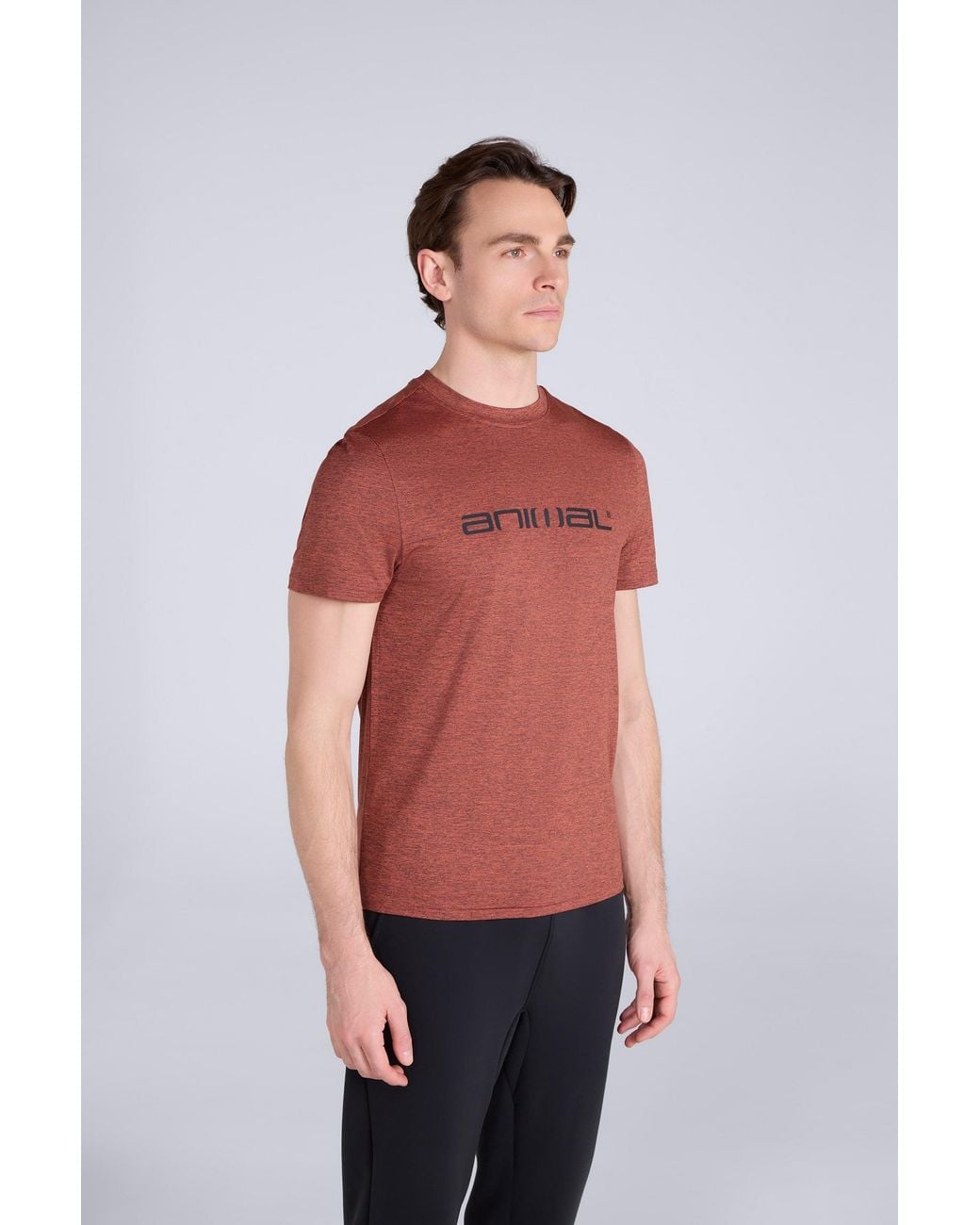 Mountain Warehouse Red 'Latero' Hybrid Logo Swim Tee Sun Protection Quick Dry Swimwear for men