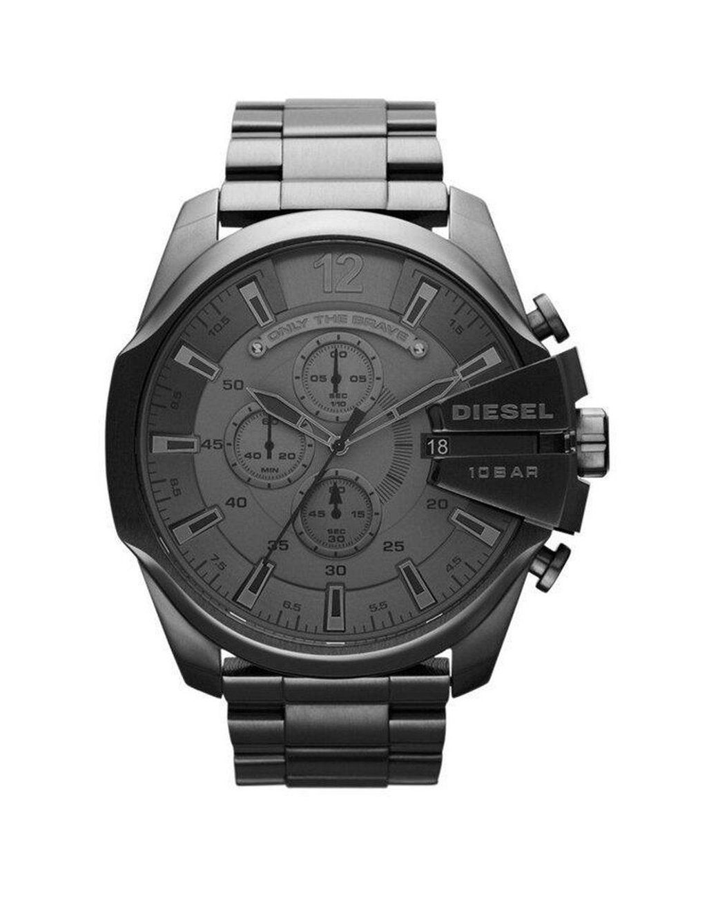 DIESEL Black Mega Chief Gun Watch Dz4282 for men