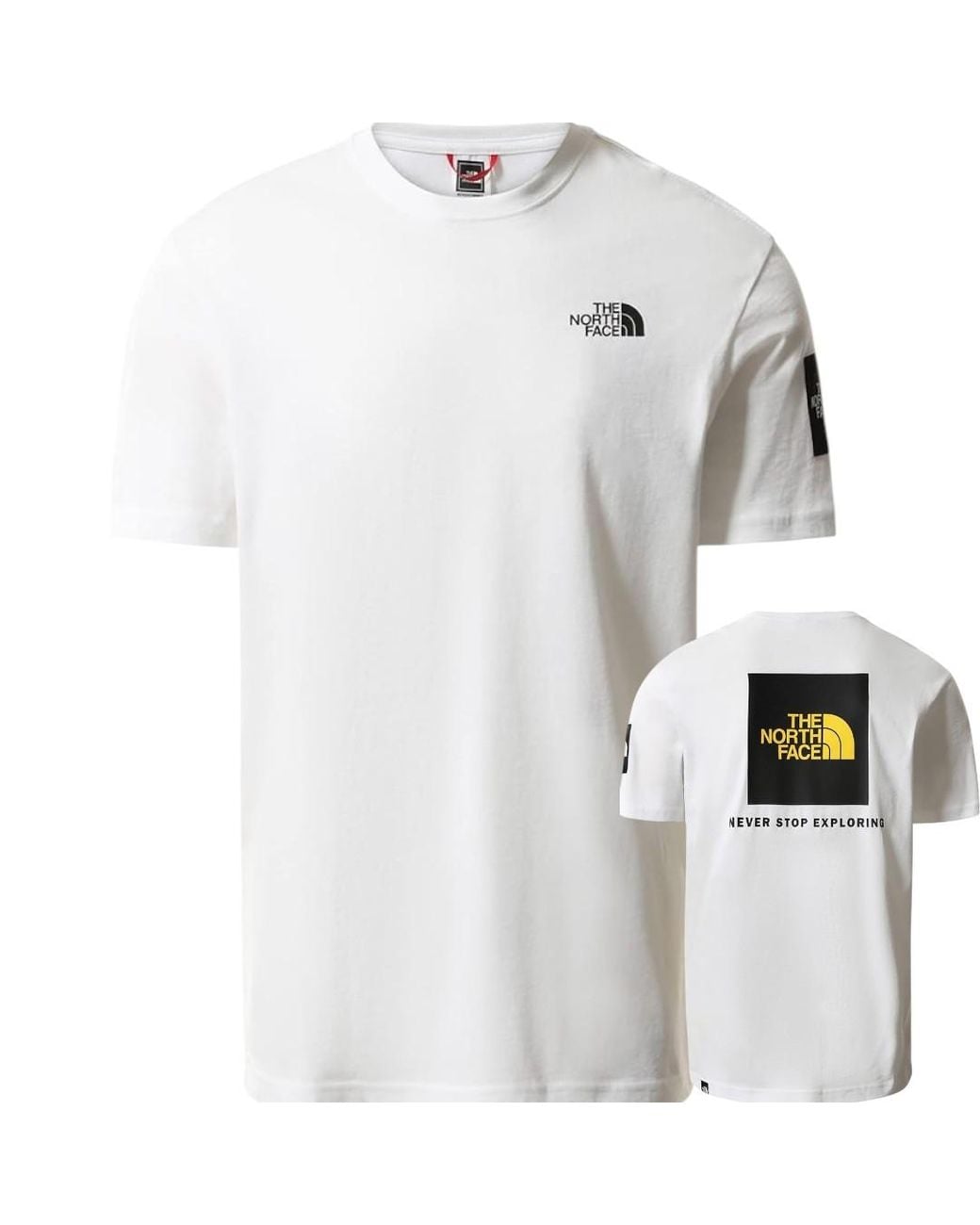 The North Face White Search And Rescue T-Shirt Cotton for men