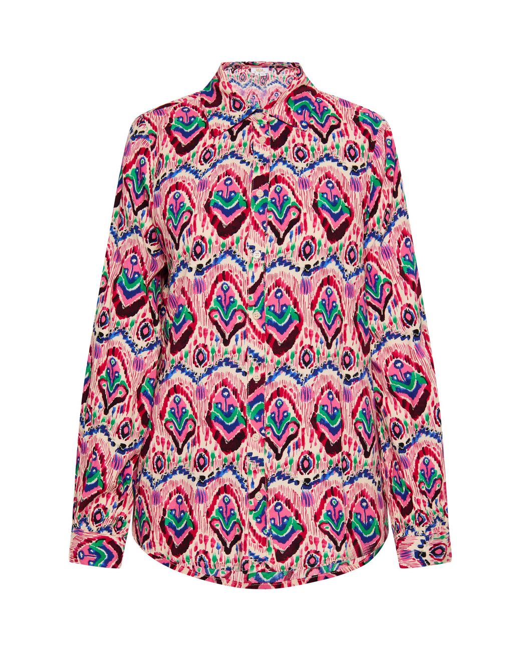 Usha Blouse Roze in het Red