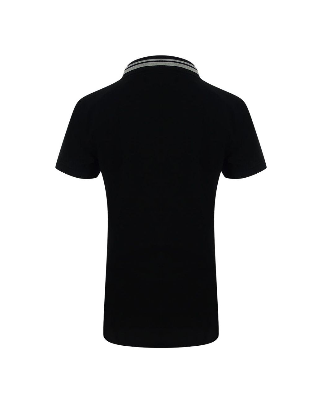 Moschino Black Love Small Box Logo Polo Shirt Cotton