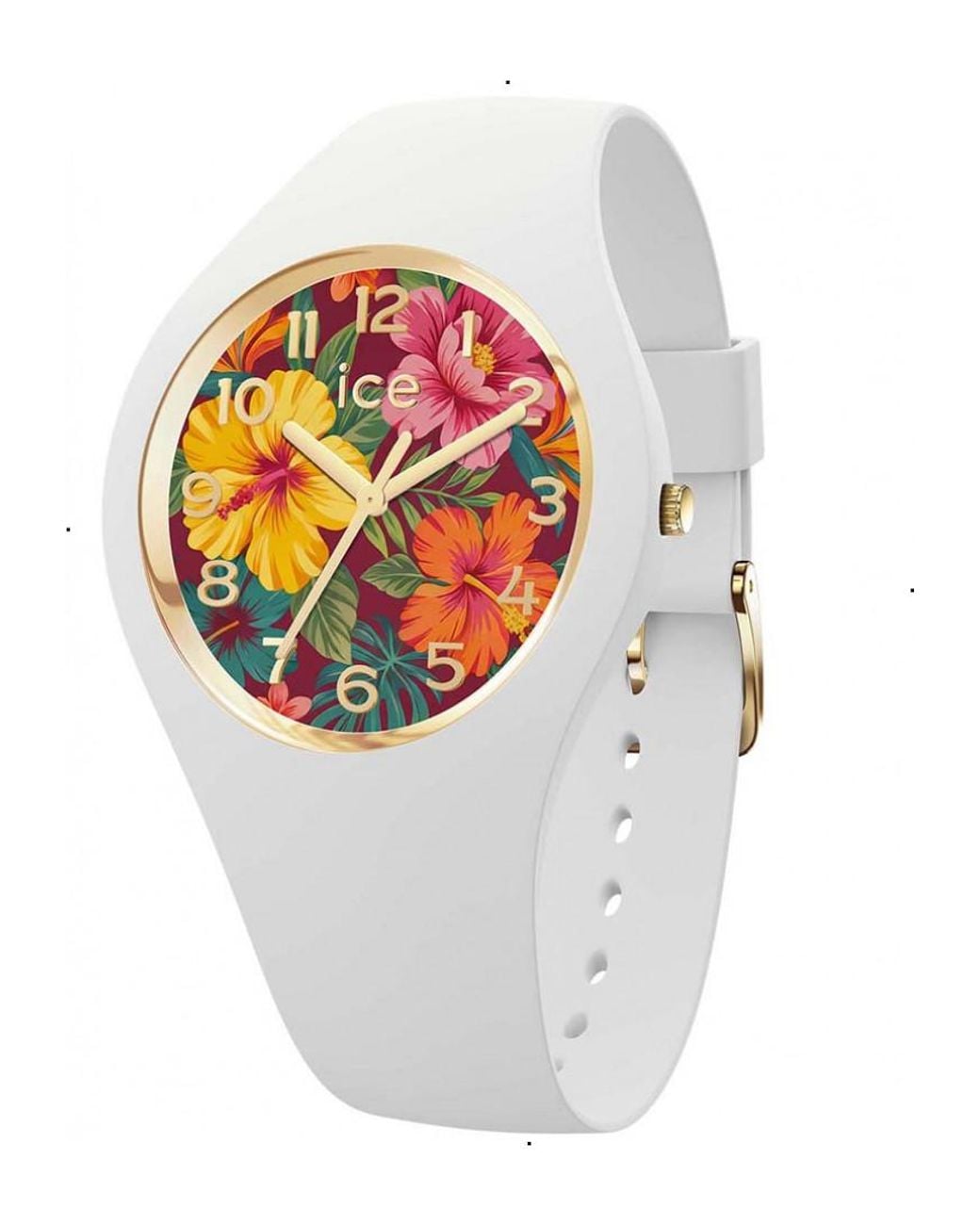 Ice-watch White 025901 Ladies Ice Flower Watch