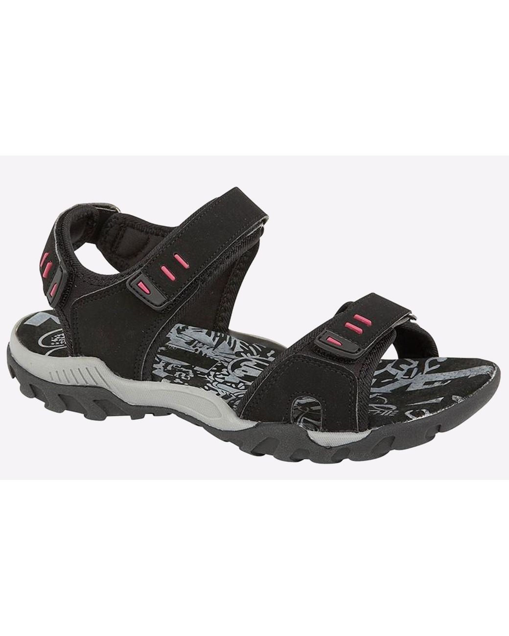 Pdq Black Shoreline Sports Sandals