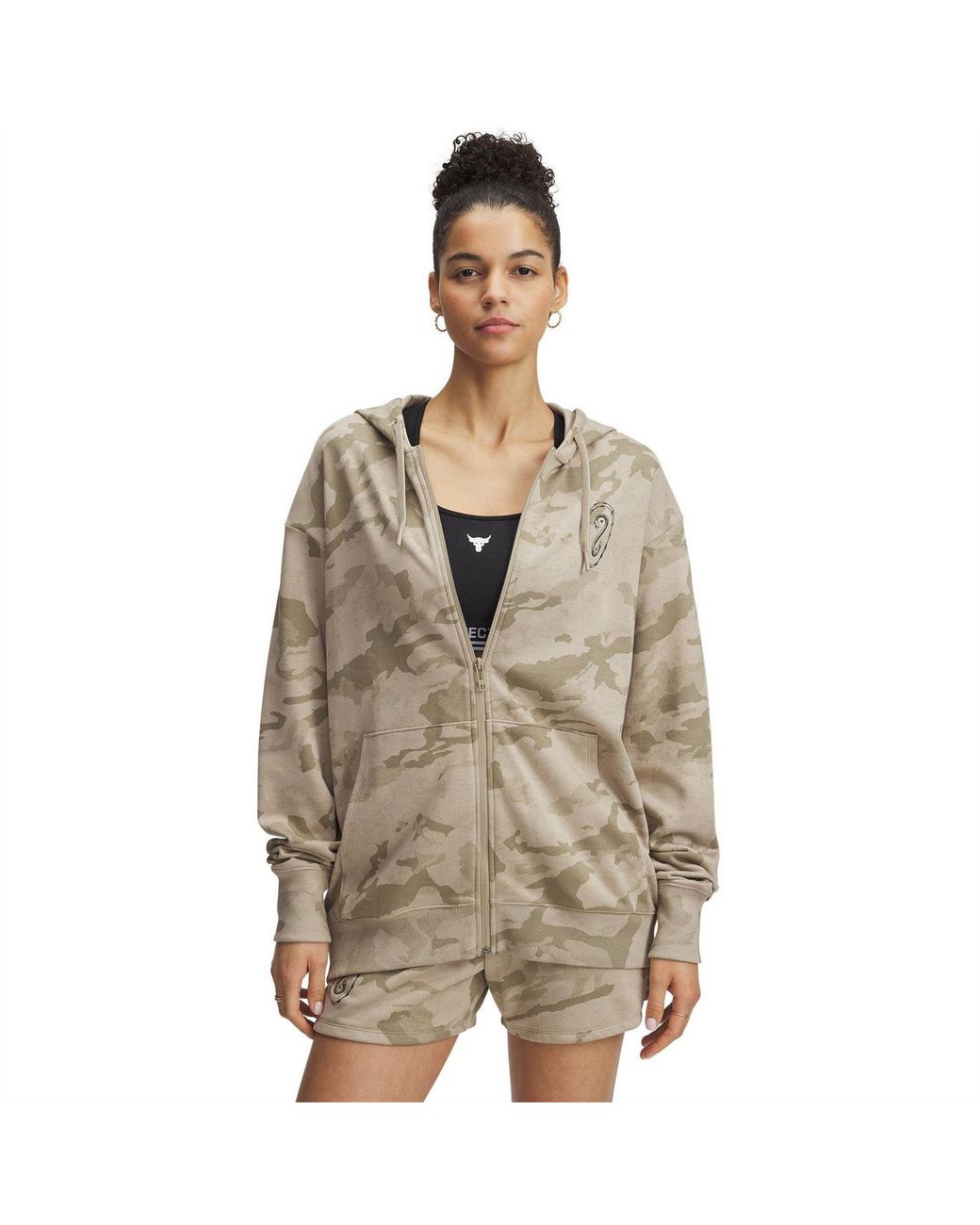 Under Armour Brown Pjt Rck Terry Ful