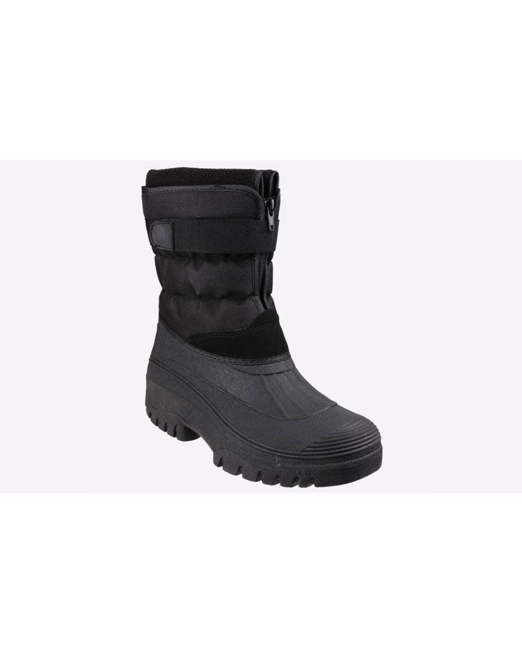 Cotswold Black Chase Waterproof Boots for men