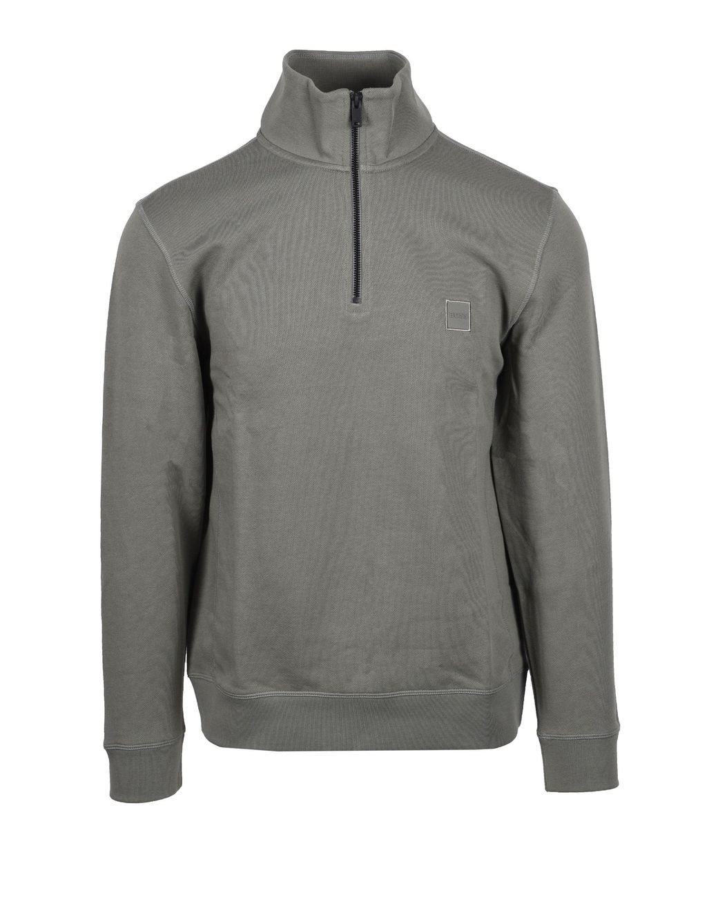 Boss Gray Zetrust Sweatshirt Open Cotton for men