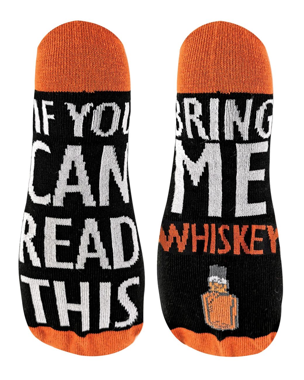 Sock Snob Black If You Can Read This Socks Bring Me Whiskey for men