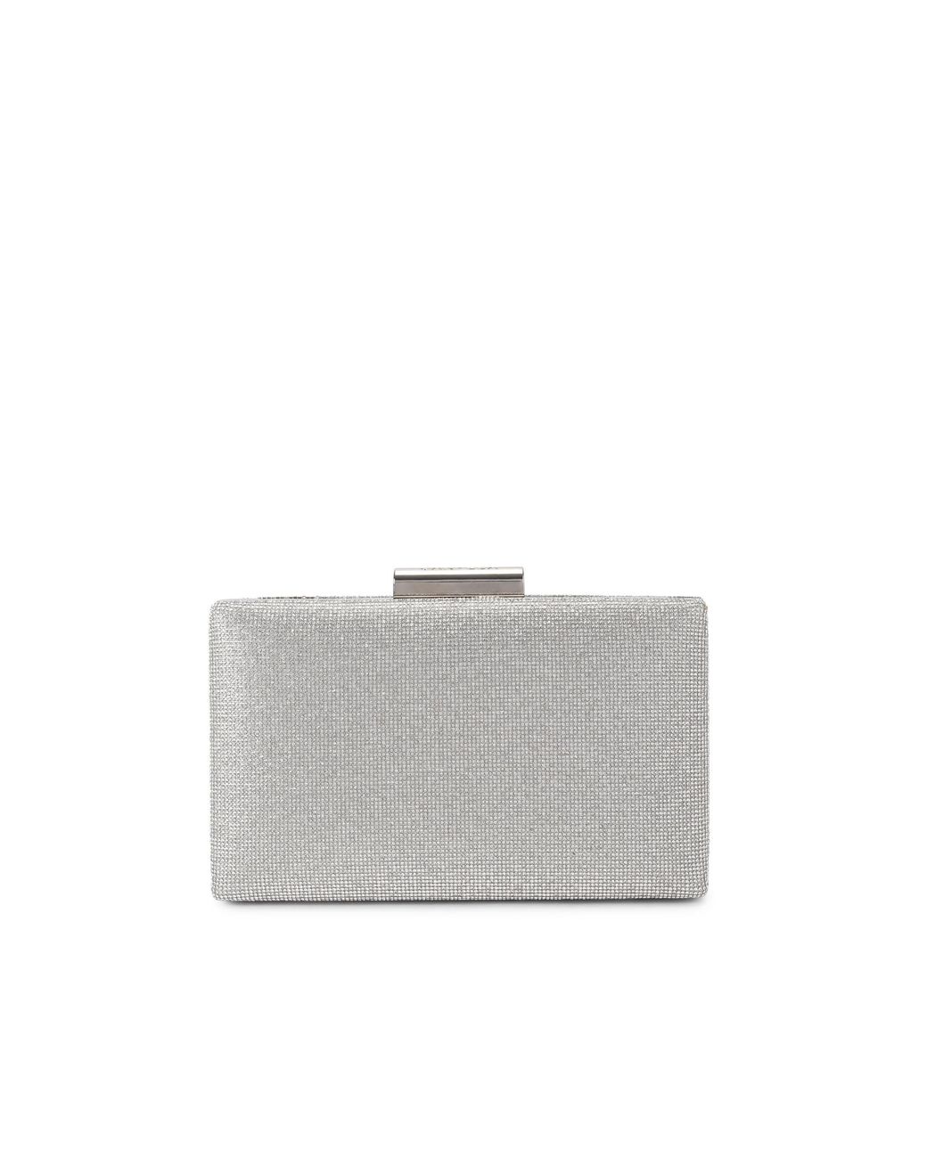 Carvela Kurt Geiger Gray Palio Hard Clutch Bag