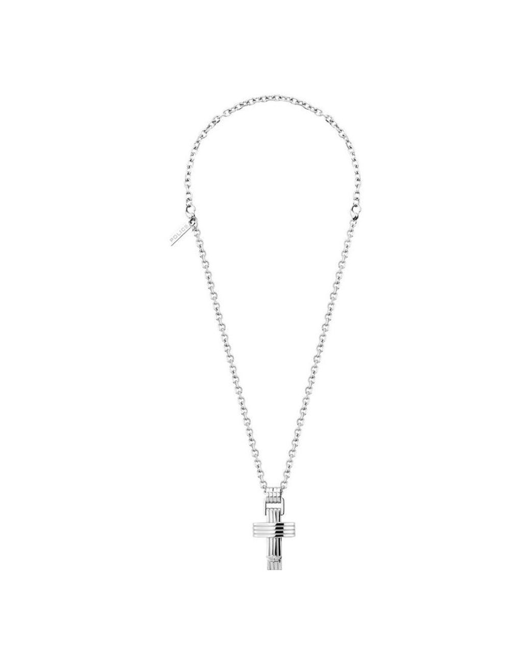 Police White Peagn2211512 Necklace for men
