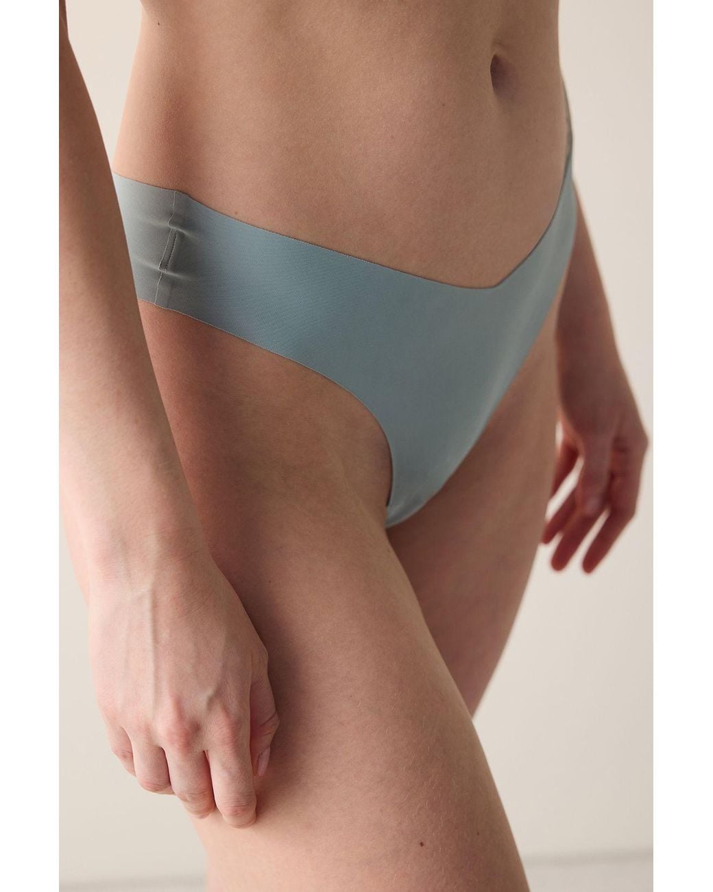 Penti Blue Brazilian Mid-Waist Panties