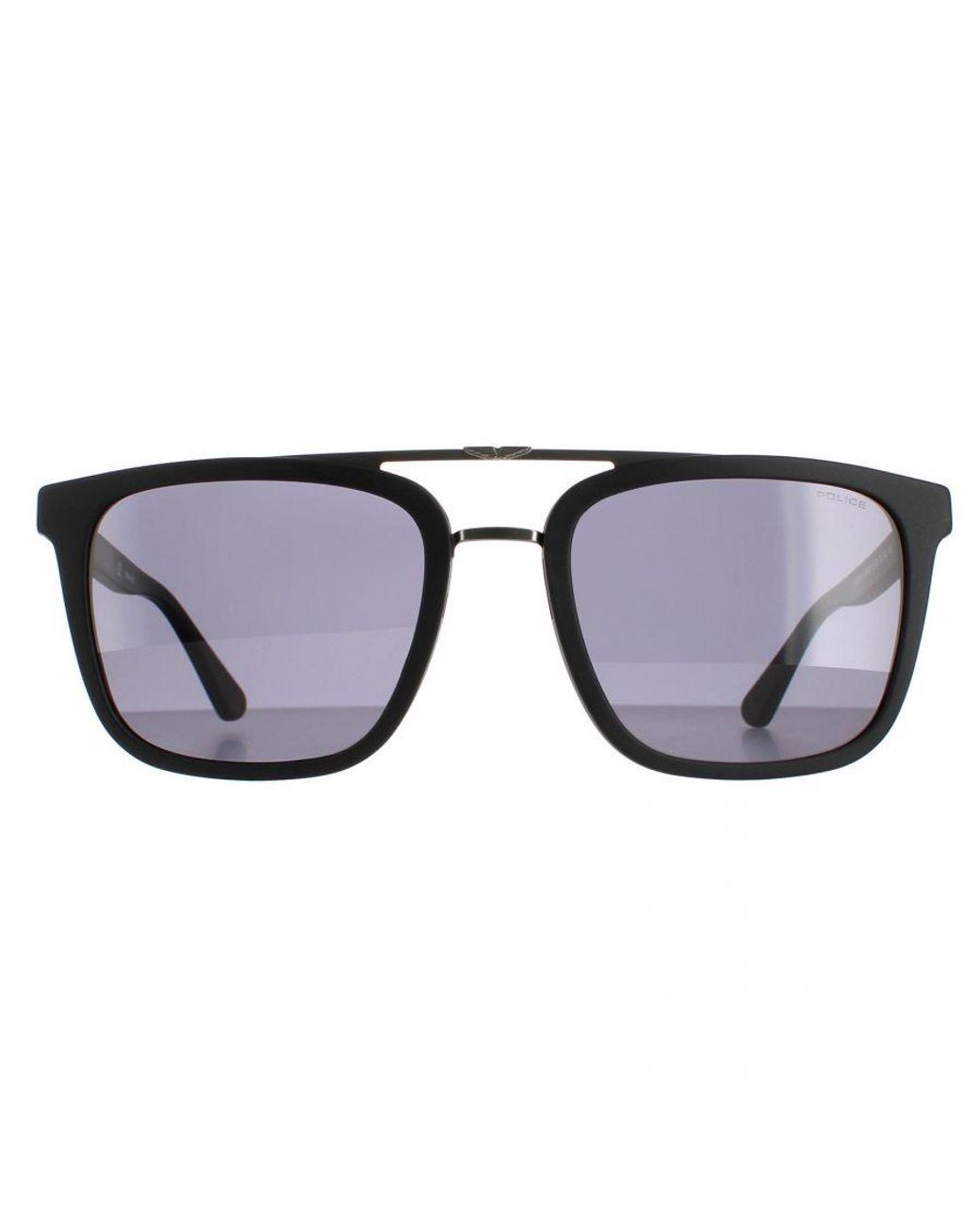 Police Black Square Matte Splb41 Origins 35 for men
