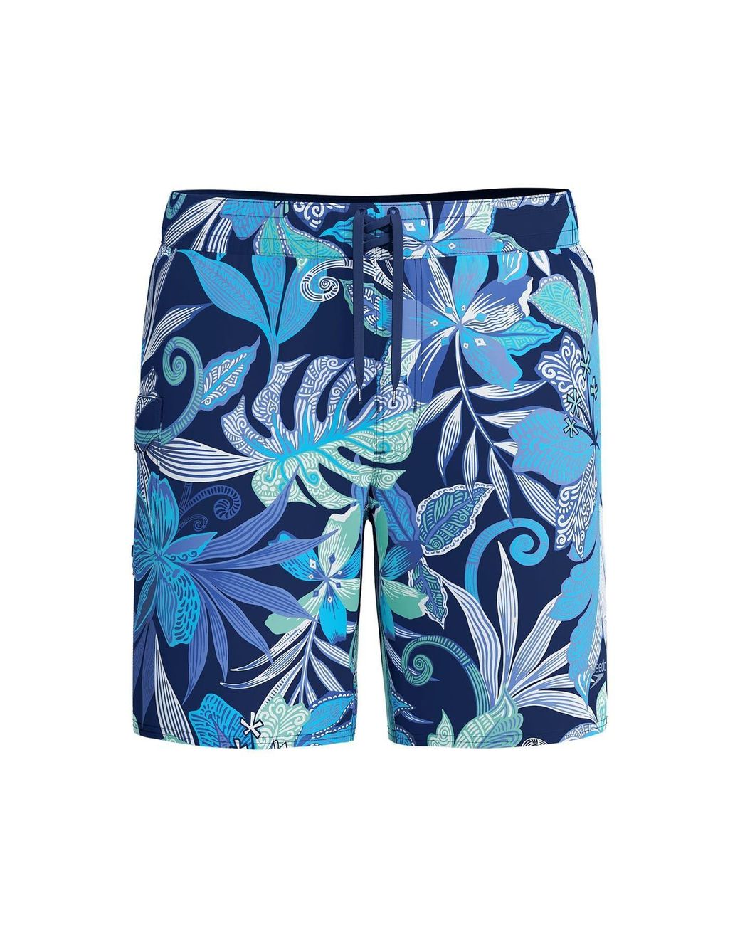 Speedo Blue Floral Patterned Boardshort 18 Inch for men