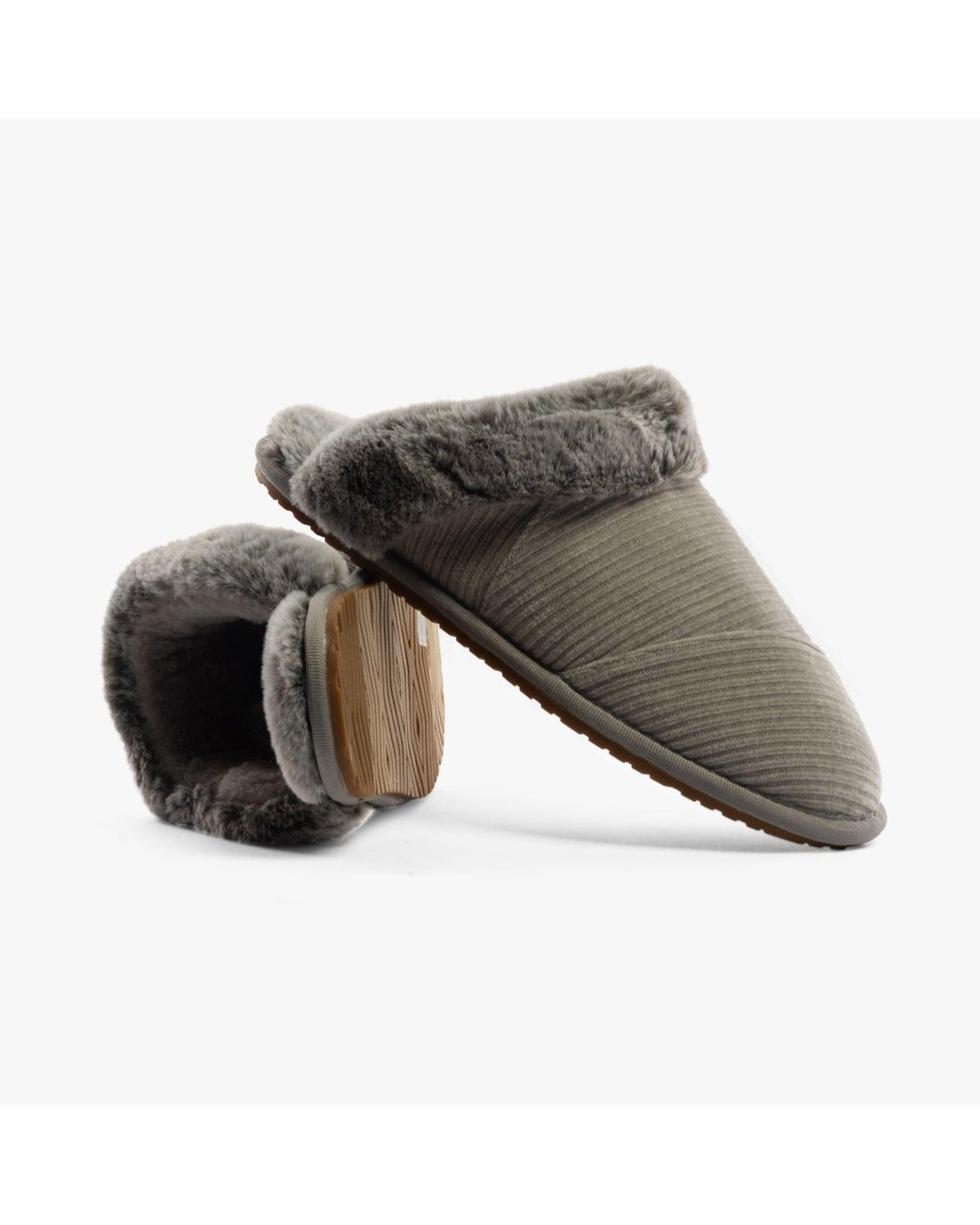 TOMS Gray Valerie Slippers