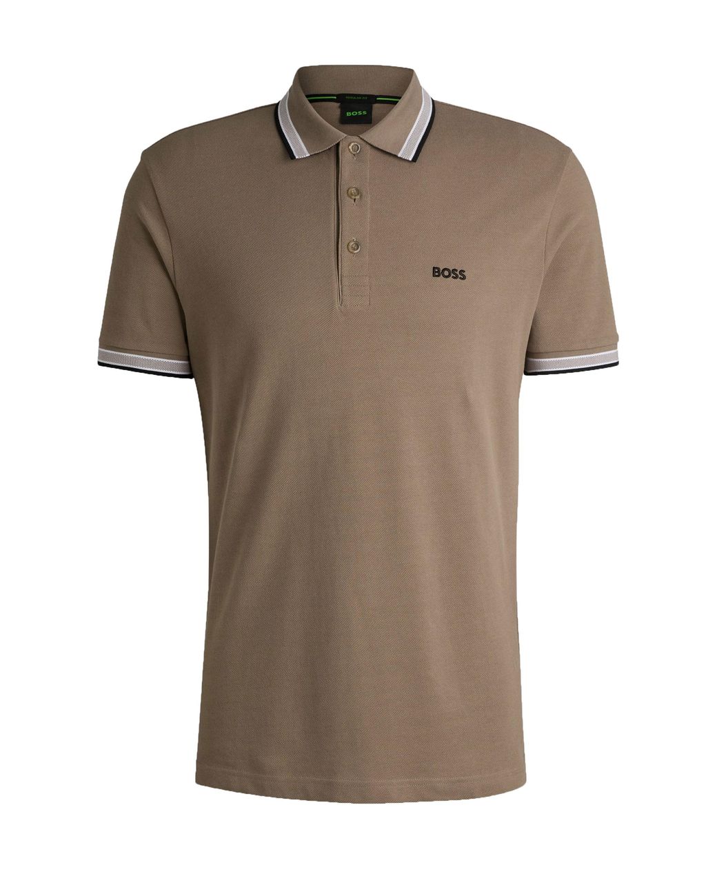 Boss Brown Paddy Polo Shirt Light Pastel for men