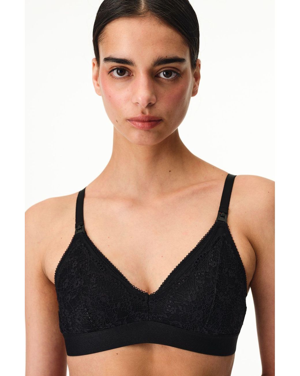 Penti Black Lace Mama Floral Padded Bra